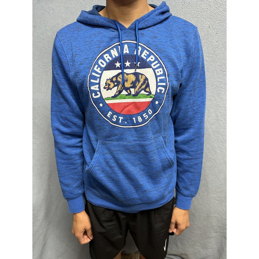 Men’s Medium Fifth Sun California Republic Blue Pullover Hoodie