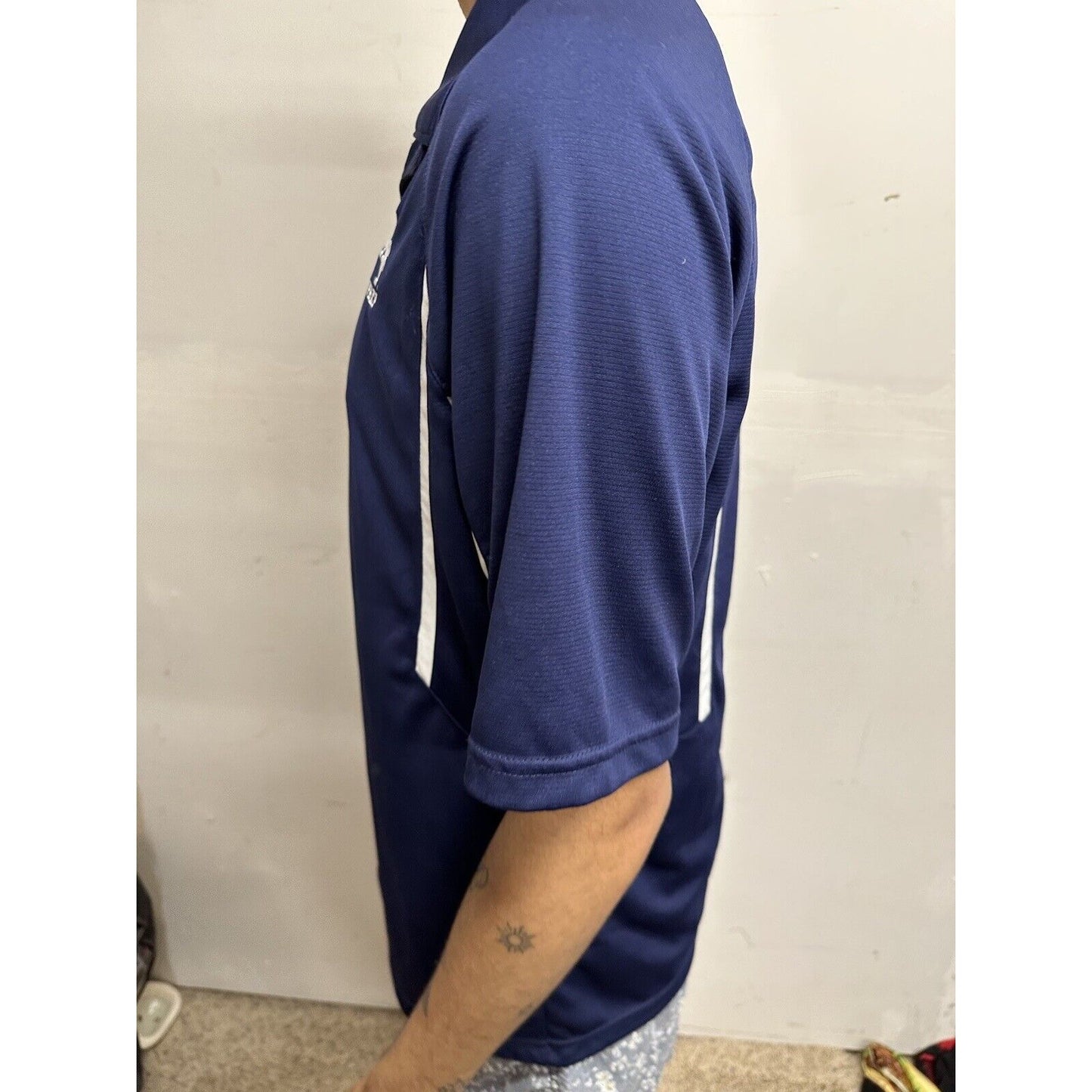 Men’s Air Force Academy Prep School Blue Polo Shirt Medium Holloway