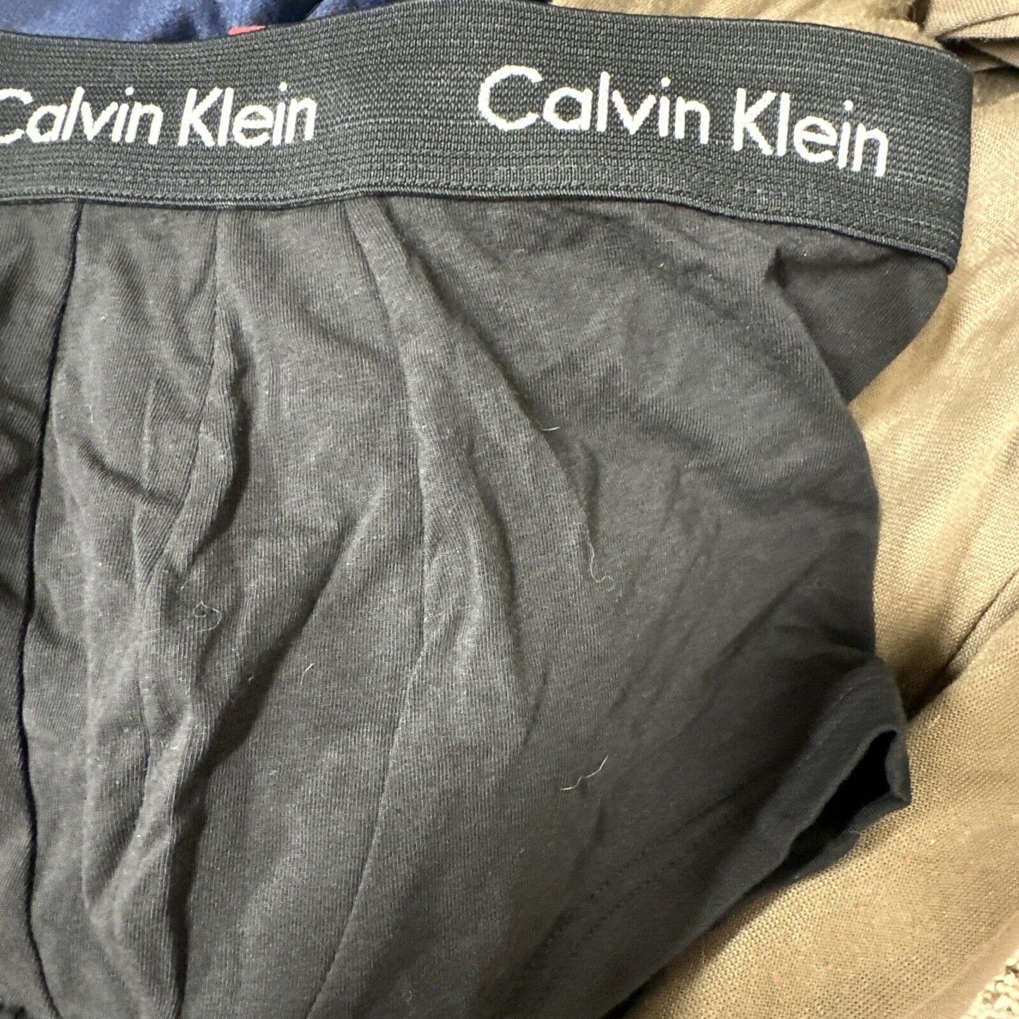 Men’s Black Calvin Klein Small Trunk Style Boxer Briefs