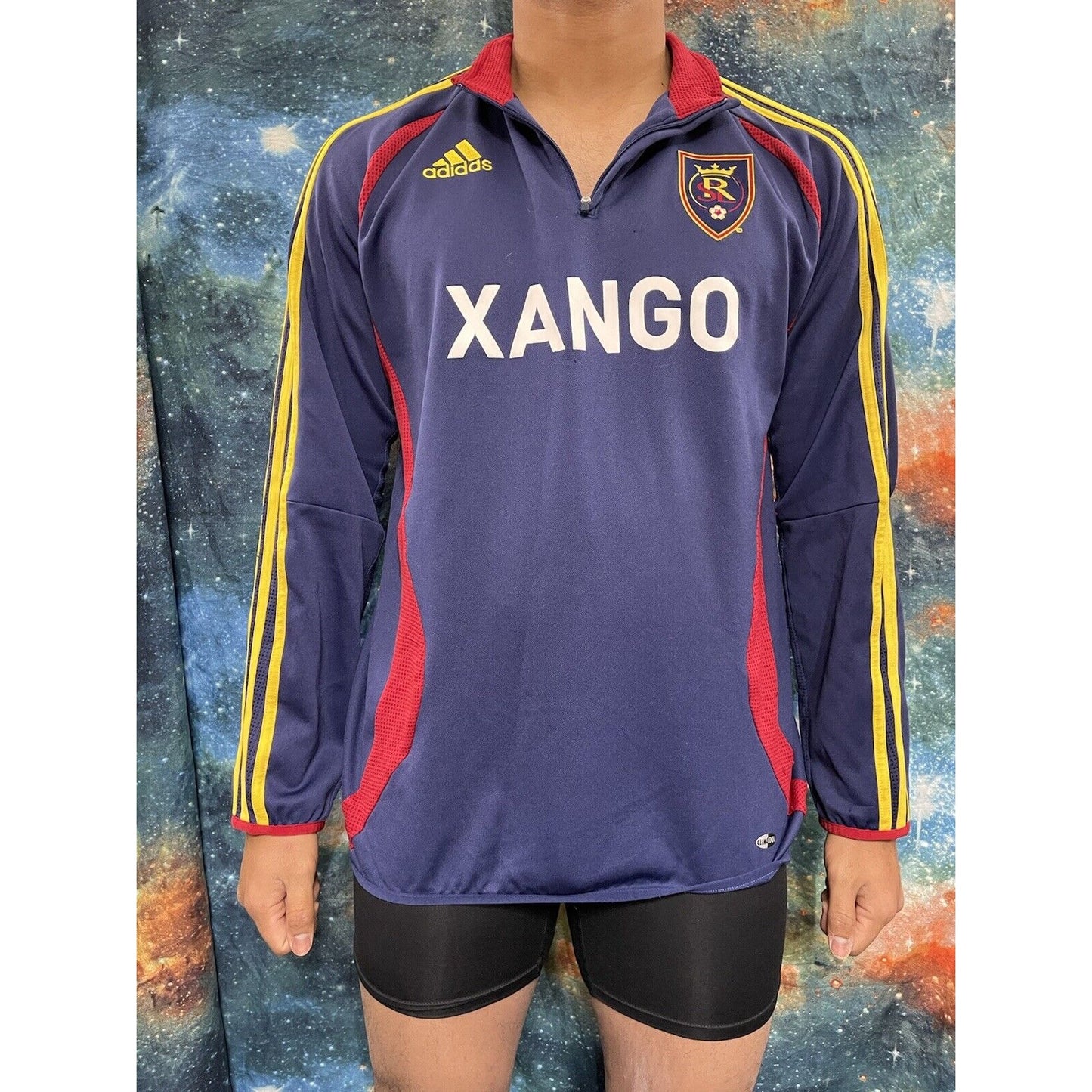 Men’s Adidas Large Xango 1/4 zip jacket