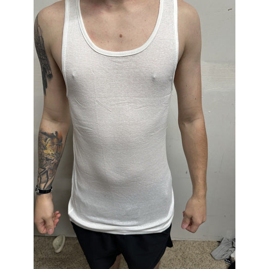 Men’s Hurley Medium White Muscle Shirt Tank Top