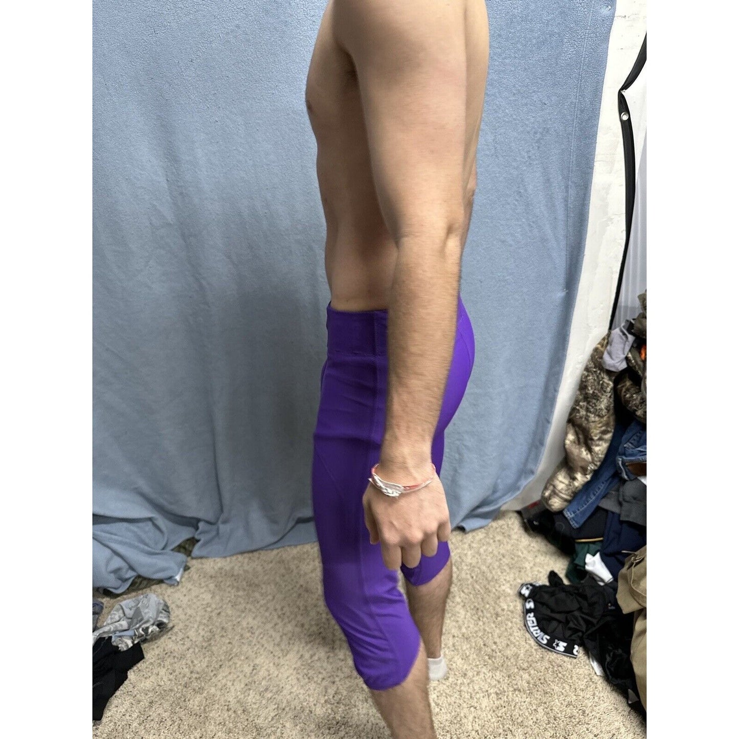 Men’s Rawlings Football Pants Medium Purple