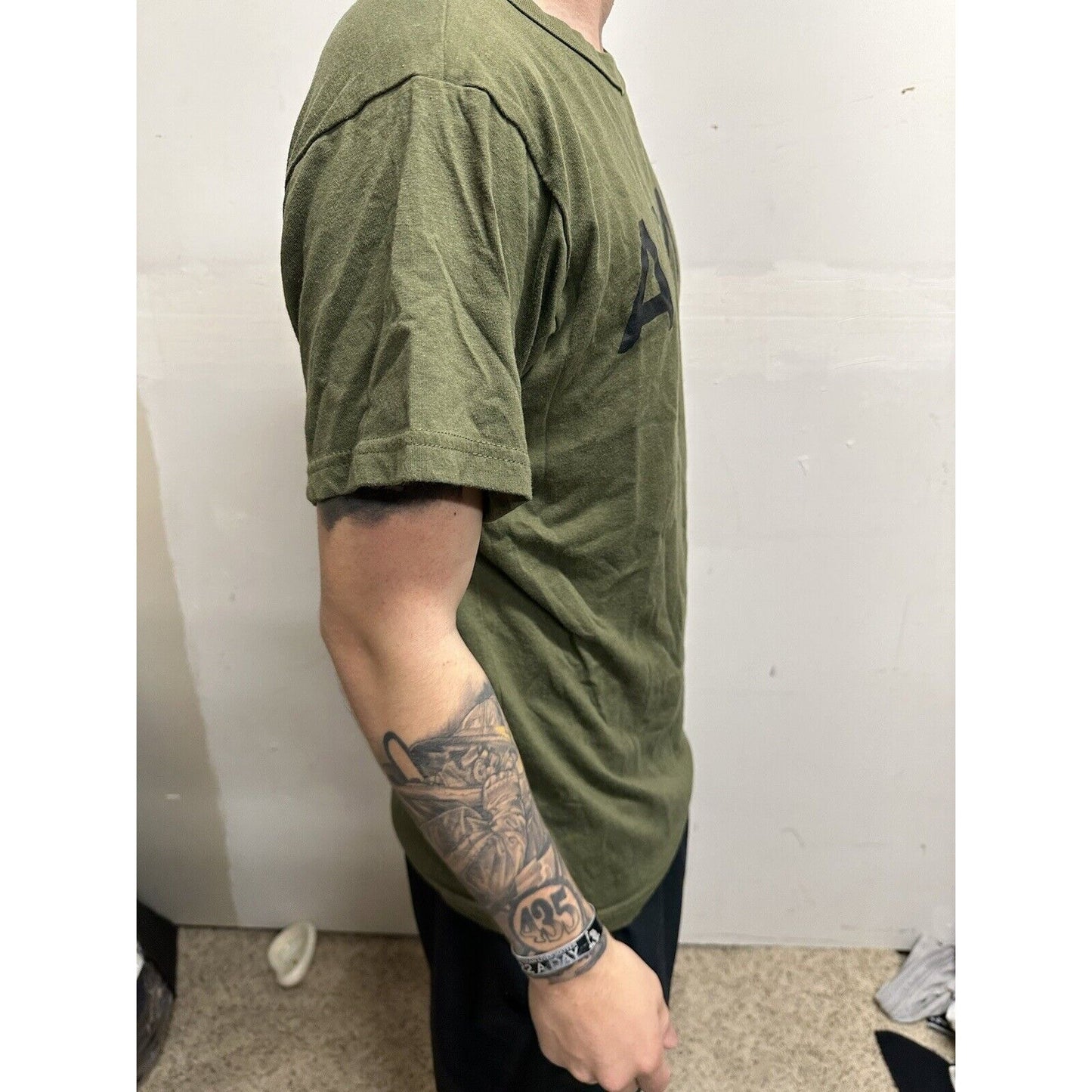 Men’s Army Green Rothco Medium Athletic Tshirt