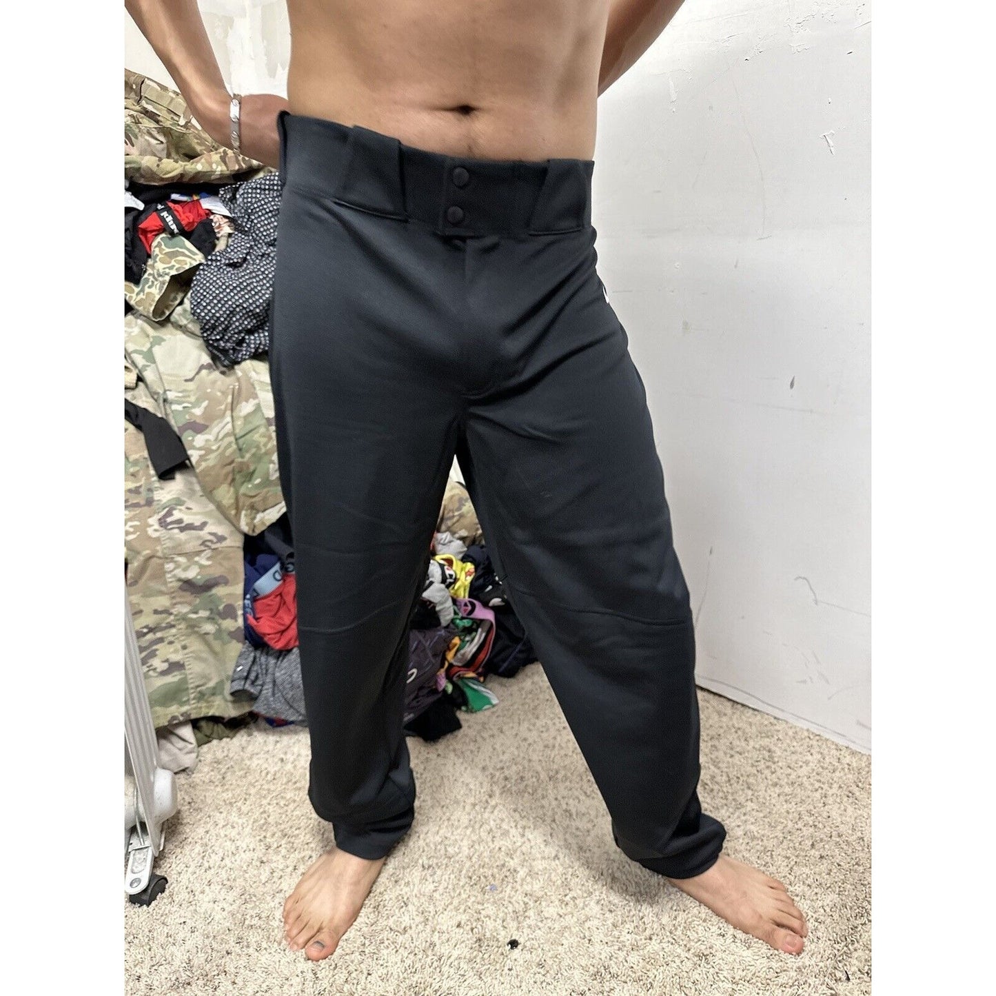 Men’s Black Team Nike Large Baseball Pants Engineered