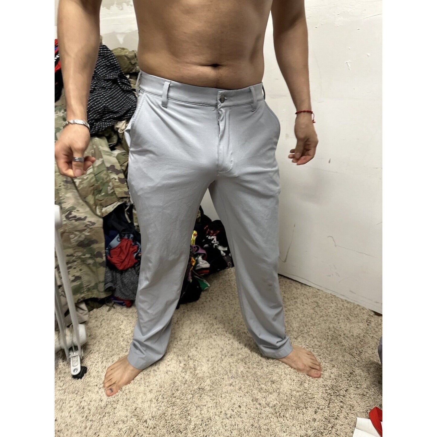 Men’s Adidas 30 X 32 Flex Pants Gray Very Soft