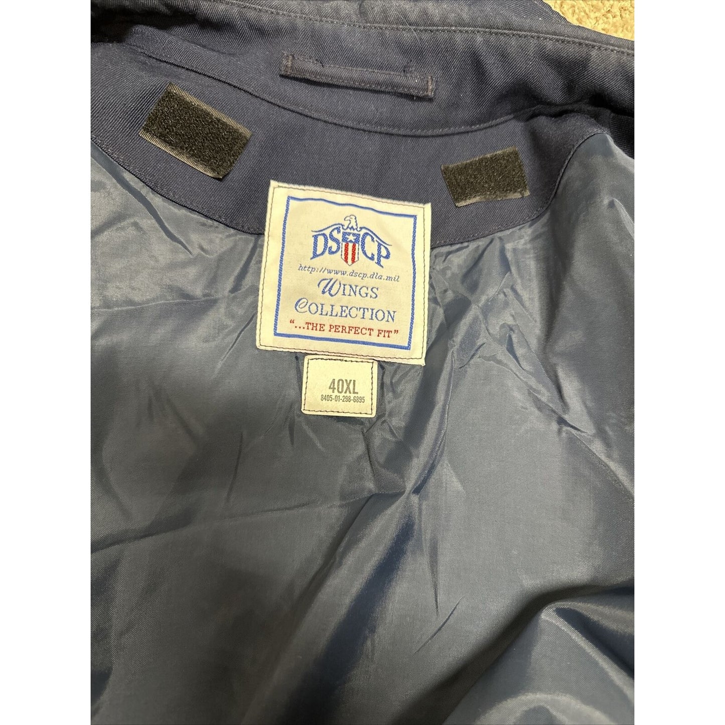 Men’s Air Force USAF Jacket Liner Missing DSCP 40XL Blues Uniform
