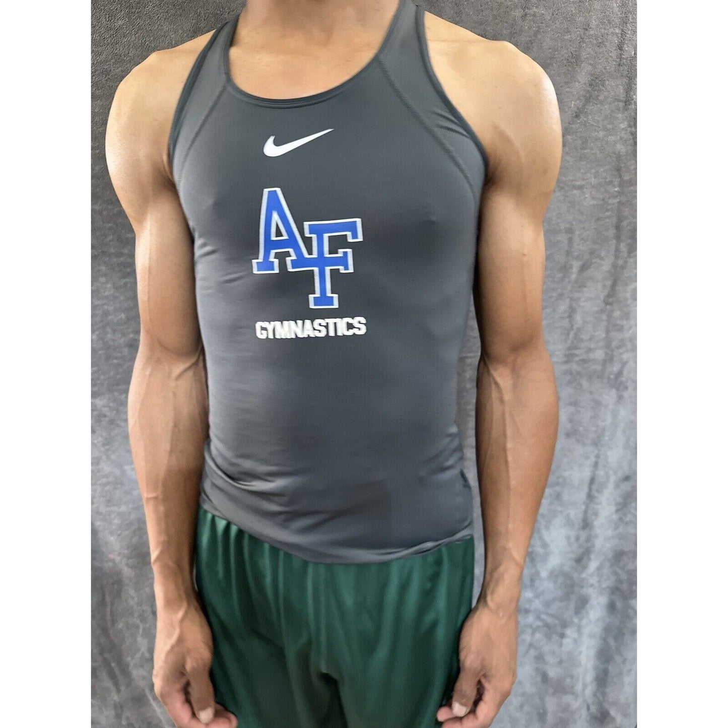 Men’s XS Air Force Academy Cadet Muscle Shirt Tank Uniform Top Gymnastics Nike