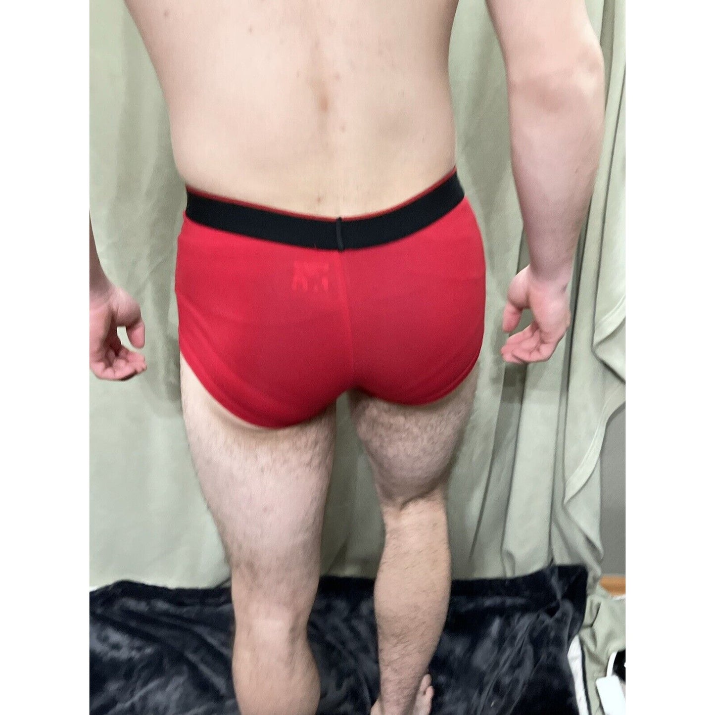 Papi Men’s Small Red Compression Trunks 5% Spandex brand new 1 item total