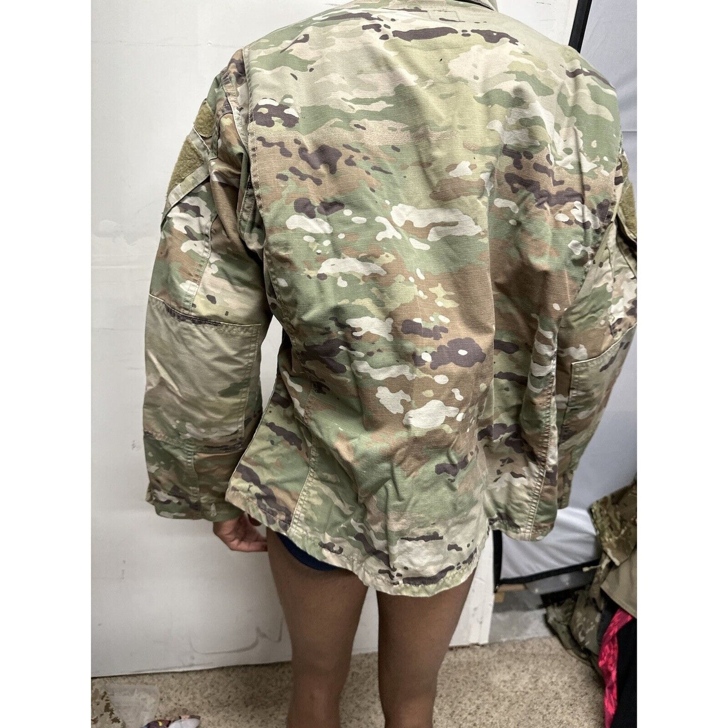Men’s Ocp Army Air Force Top Blouse Coat Large Short