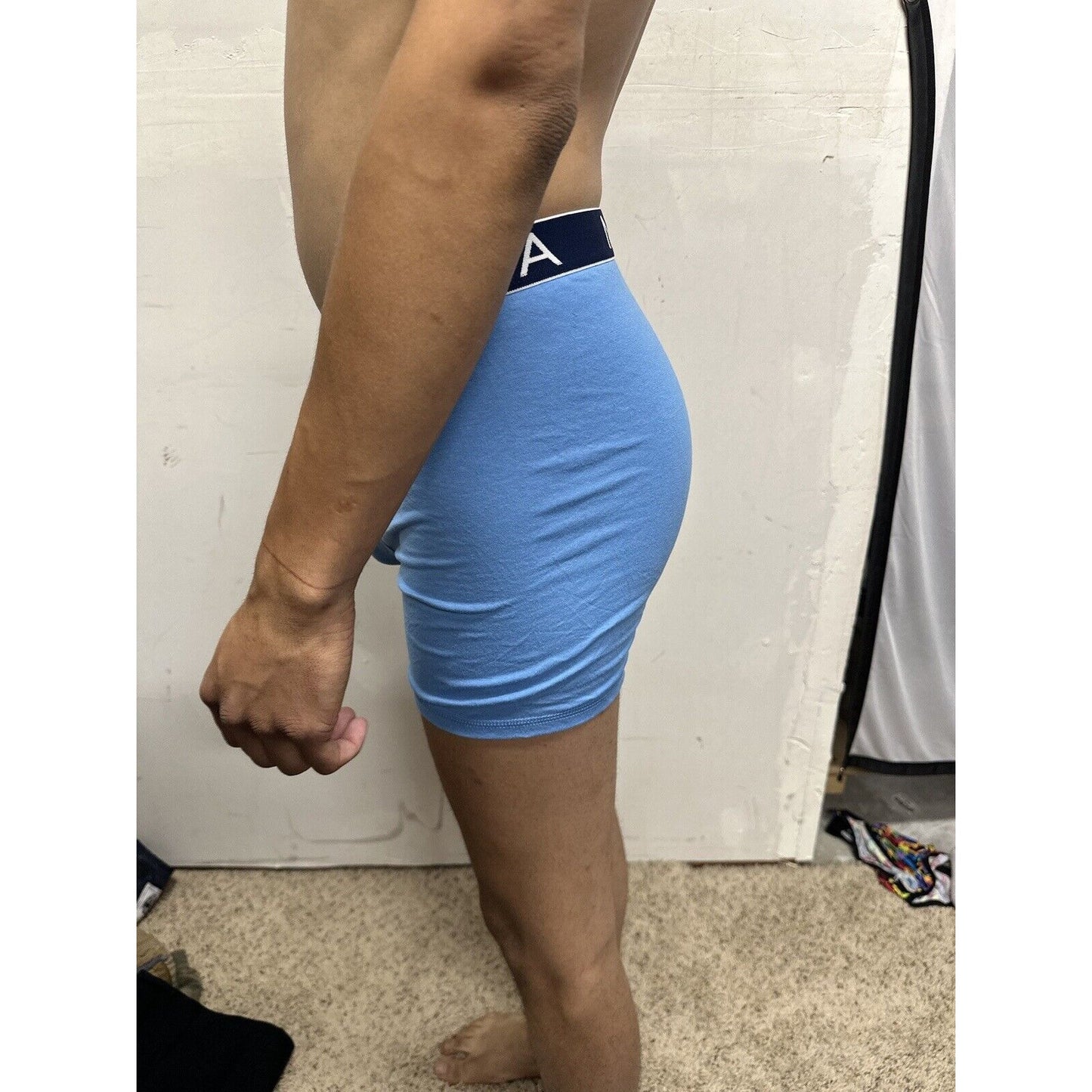 Men’s Nautica Light Blue Boxer Briefs Medium