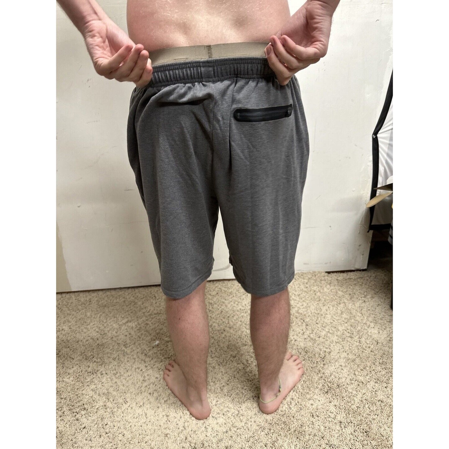 men’s gray champion XL shorts workout