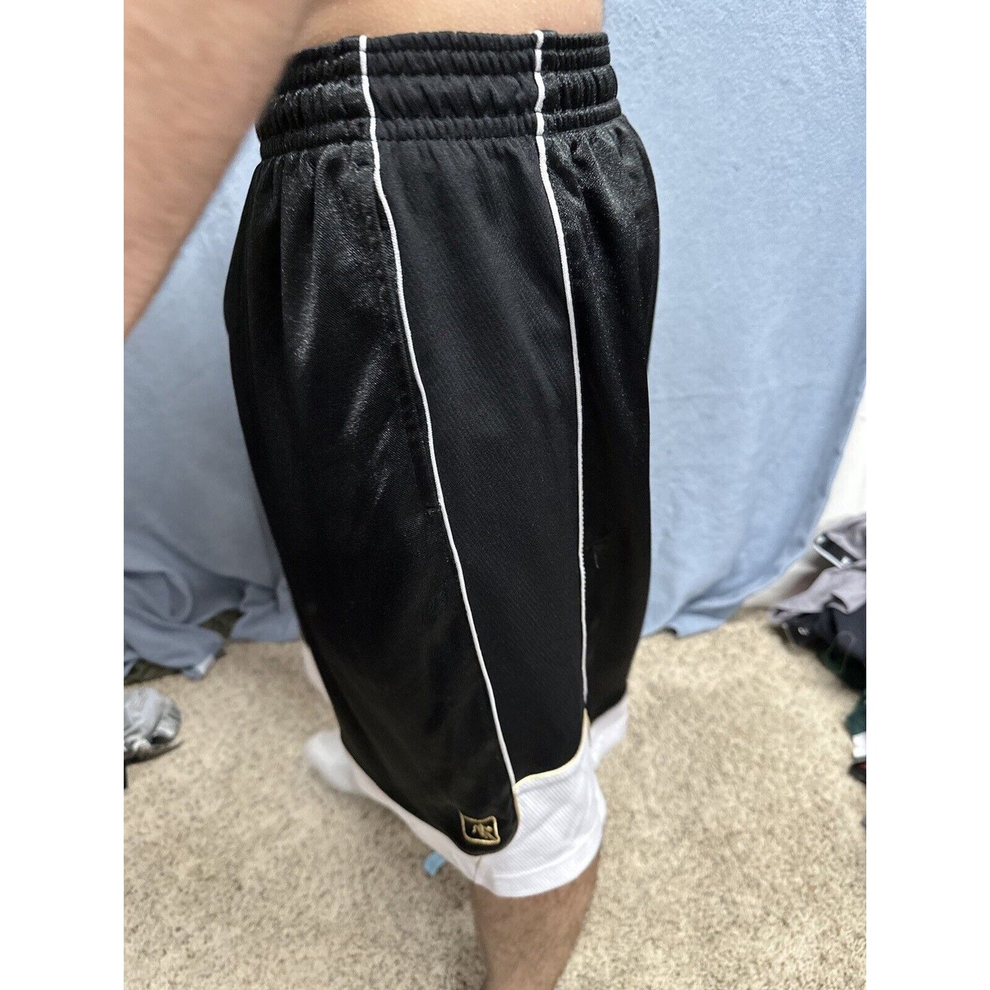 Men’s XL AND1 Black And White Athletic Shorts With Pockets