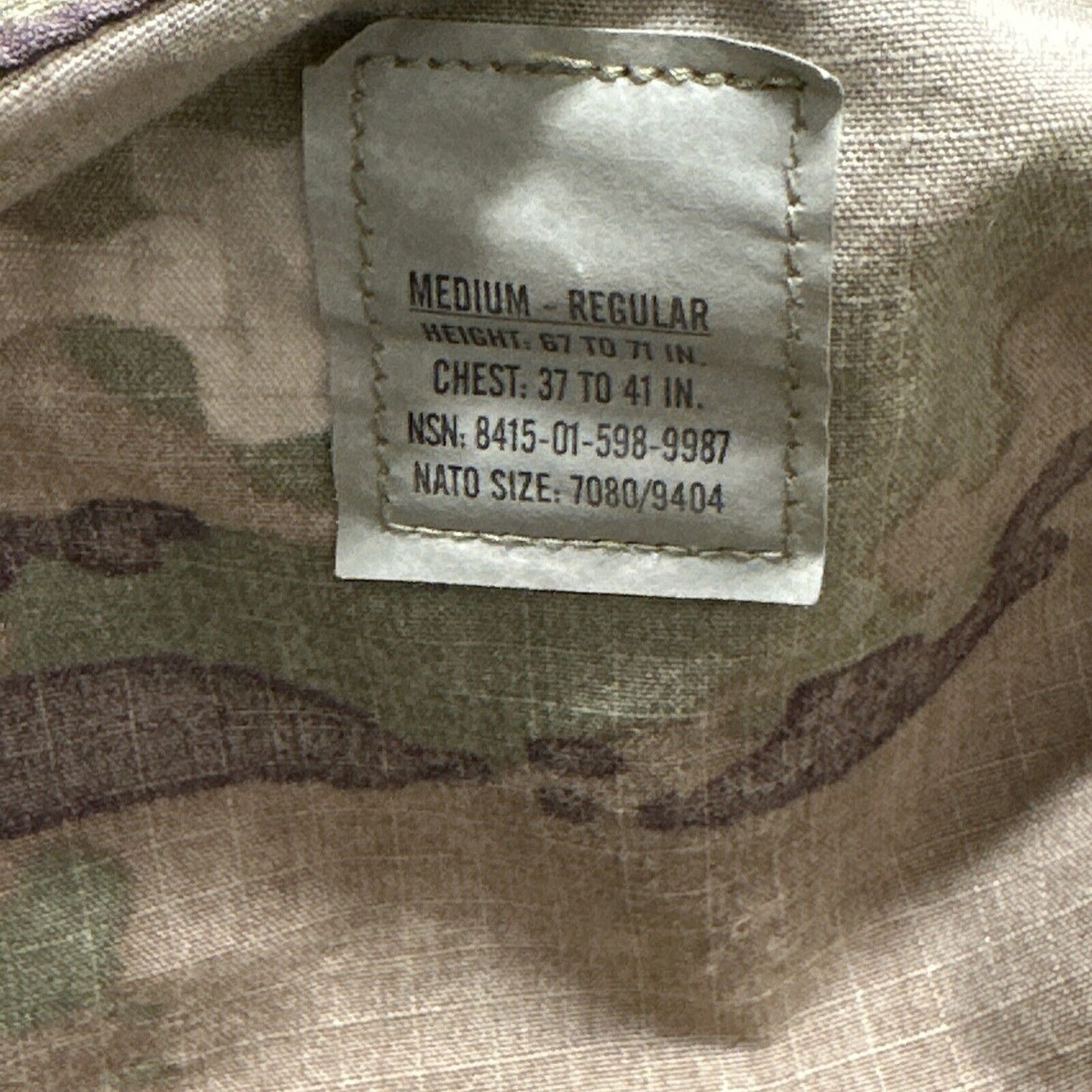 Men’s Ocp Top Coat Army Blouse USAF Flame Resistant  w/ tags and patches