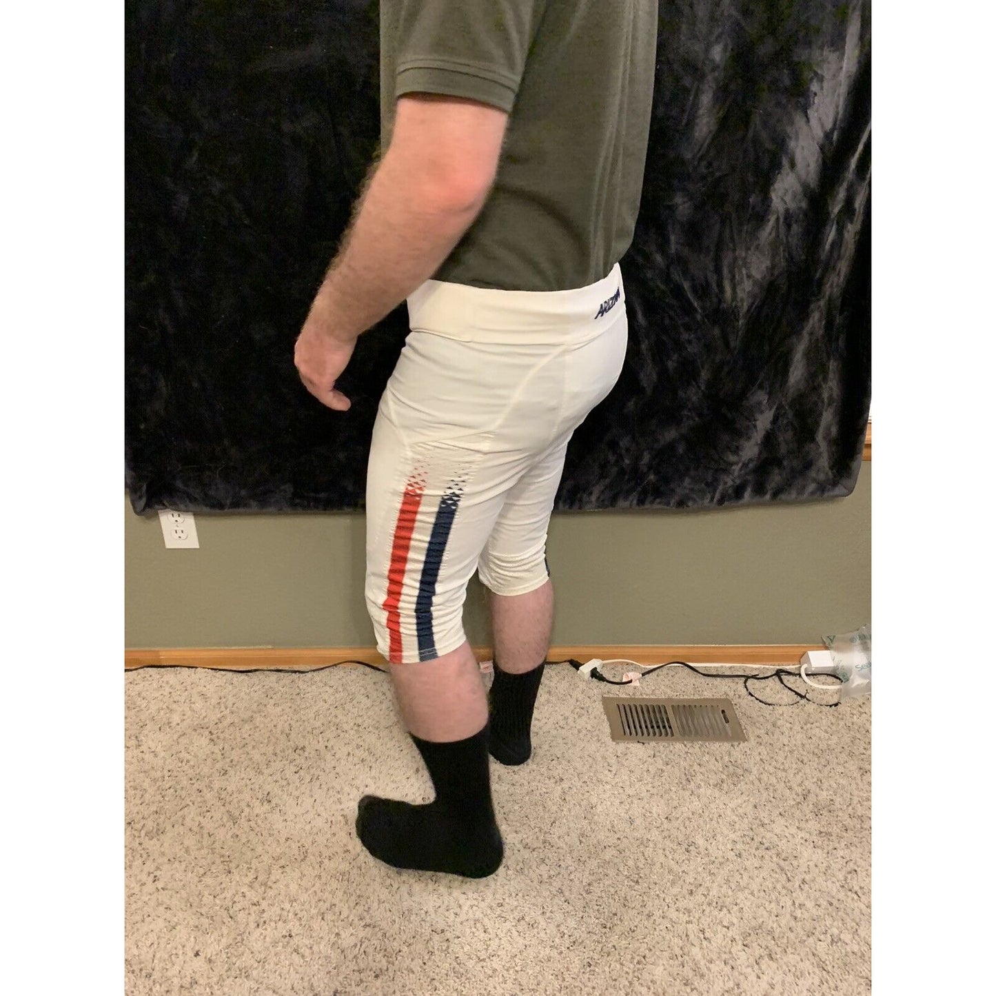 NIKE University of Arizona Wildcats RED/BLUE FOOTBALL PANTS Size 36