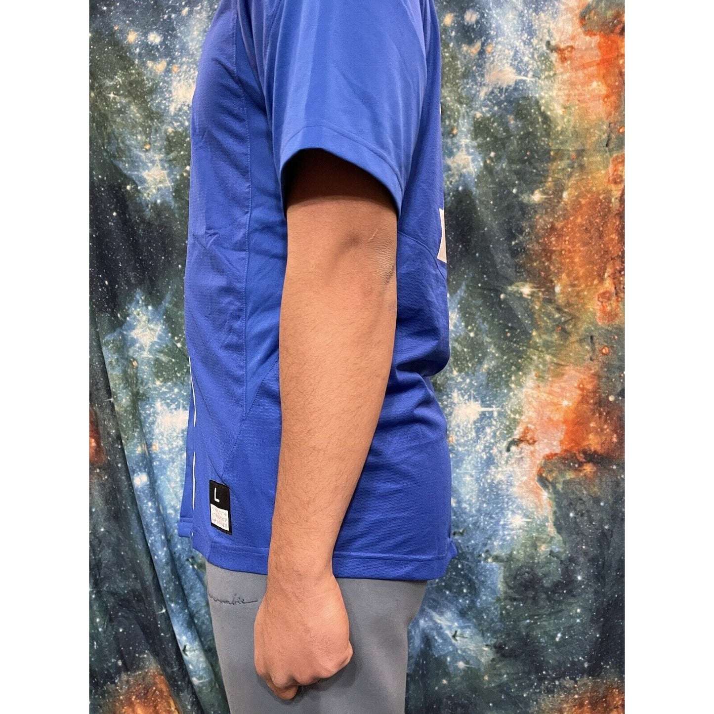 Nike Royal Blue Baseball Jersey Large Army Forscom