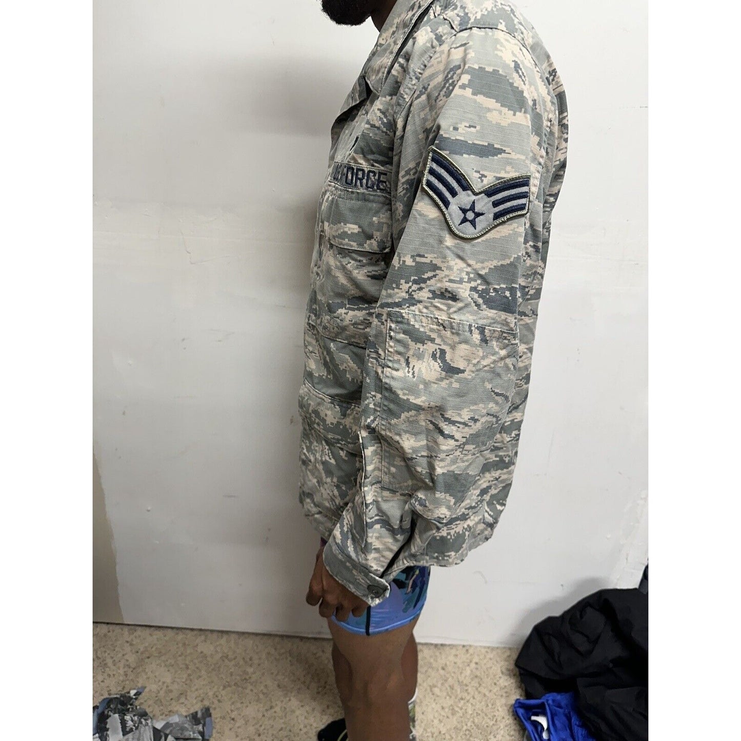 Men’s ABU Airman Battle Uniform USAF Top Blouse 38R Civil Air Patrol