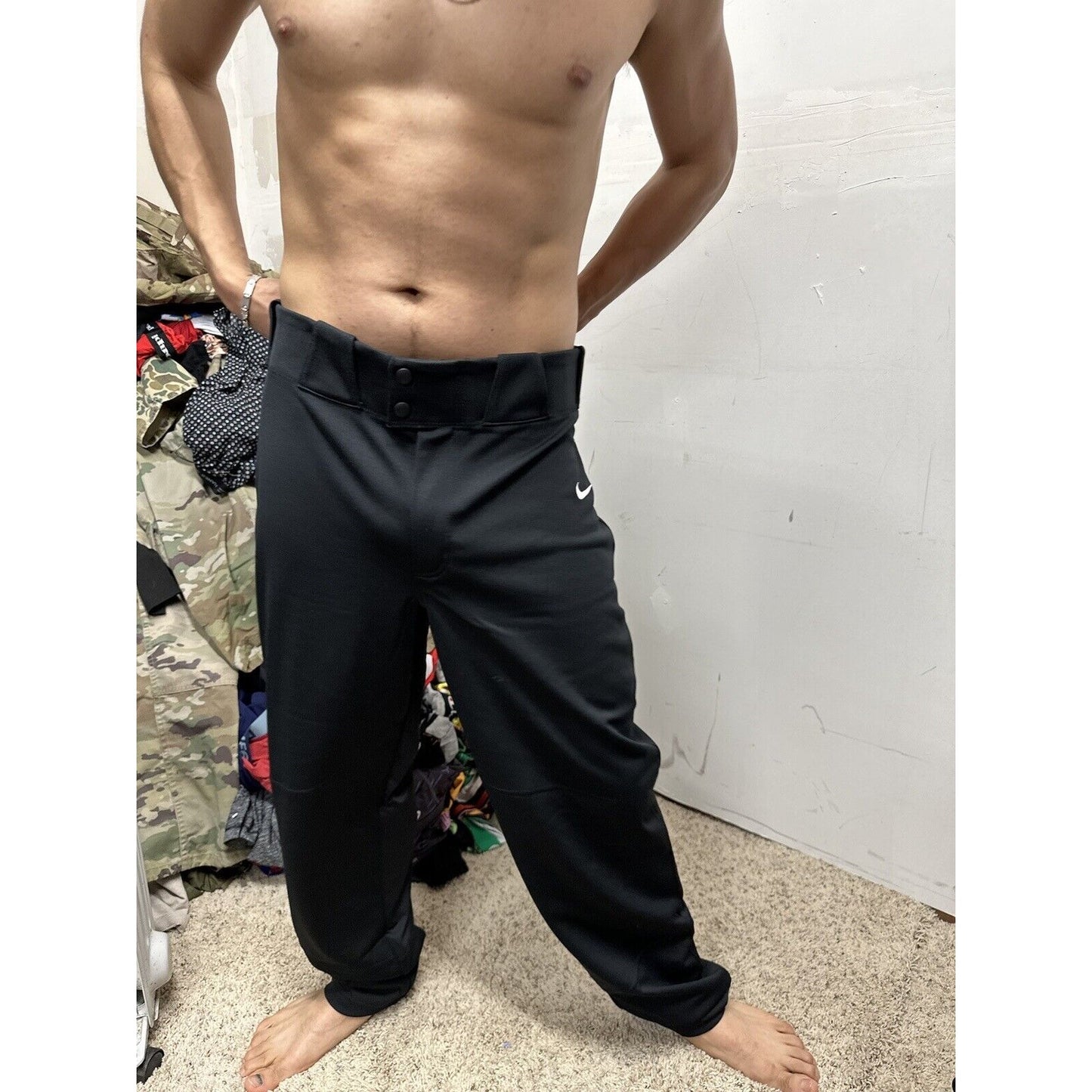 Men’s Black Team Nike Large Baseball Pants Engineered