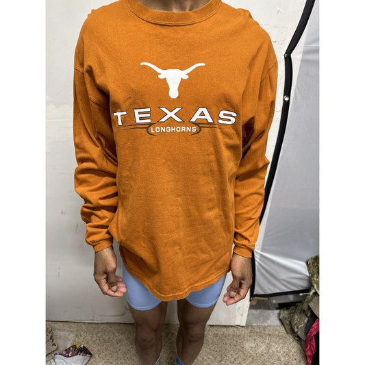 Men’s Texas Longhorns Long sleeve Pullover Tshirt