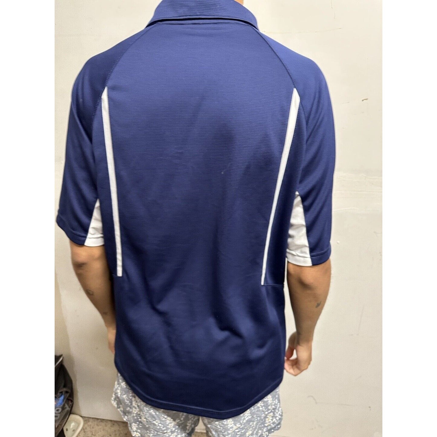 Men’s Air Force Academy Prep School Blue Polo Shirt Medium Holloway