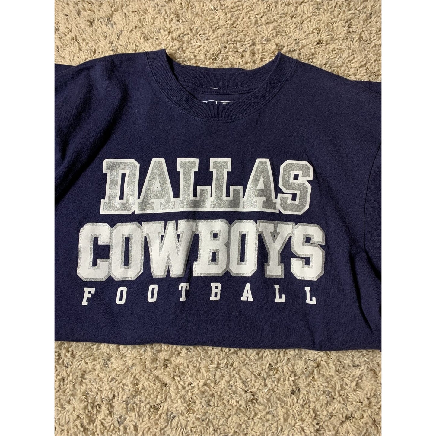 Dallas Cowboys Mens L Tee Black Shirt NFL Team Apparel Dallas Cowboys Football