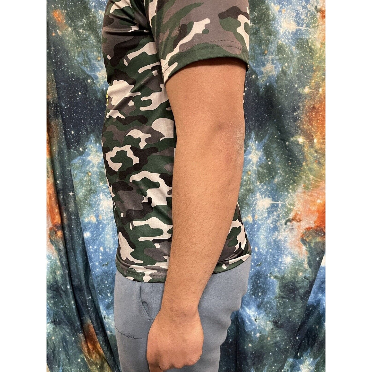Men’s Colorado Springs Warrior Football Camo Shortsleeve tshirt medium