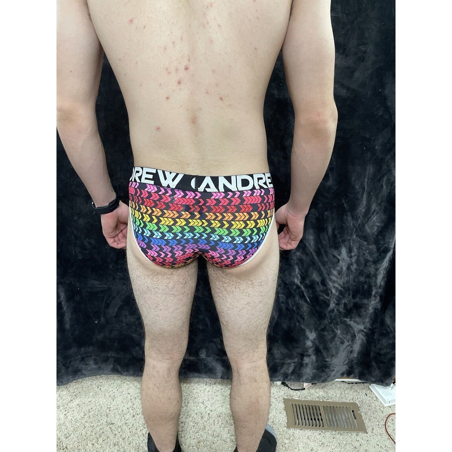 Andrew Christian Pride Arrows Brief w/ Almost Naked Mens Medium