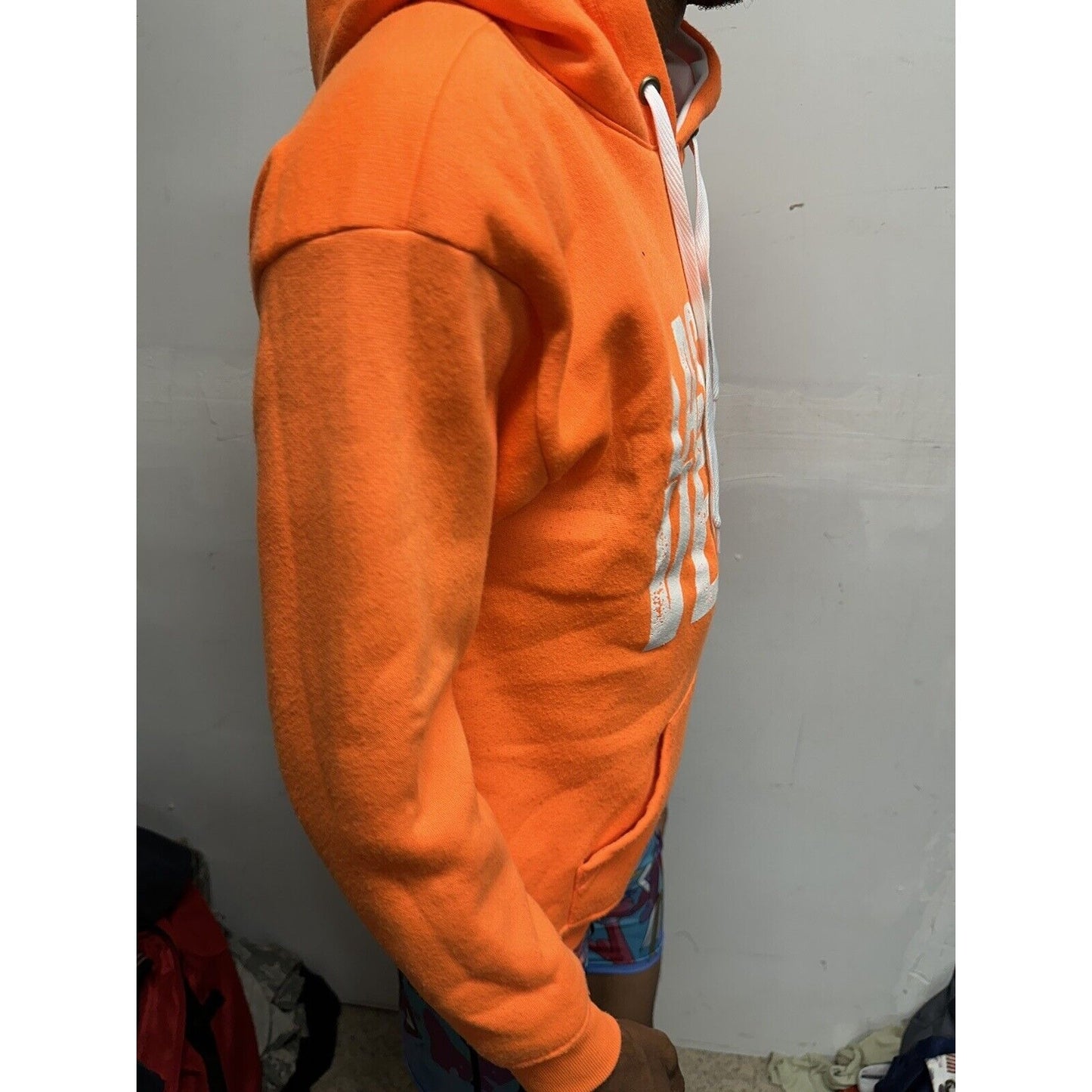 Men’s Neon Orange Wear Code Medium Las Vegas Pull Over Hoodie