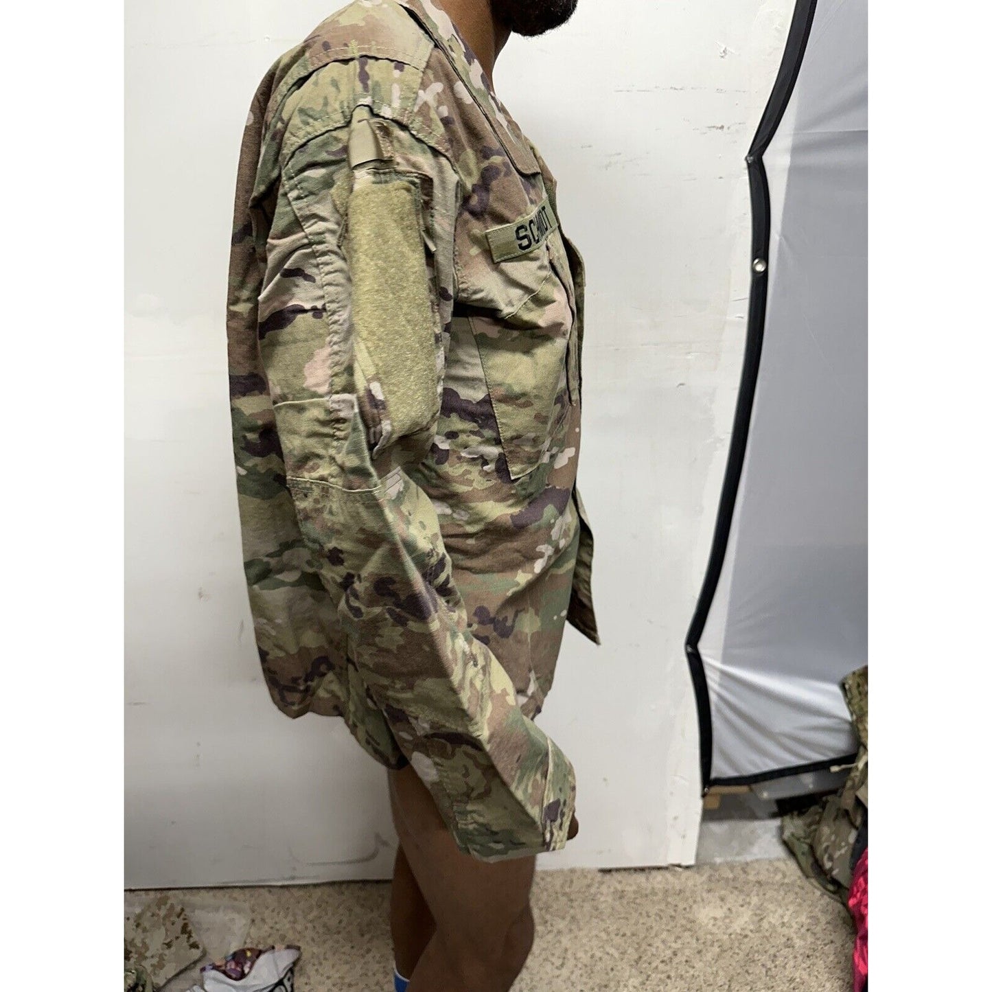 Men’s Ocp Top Coat Army Blouse USAF Flame Resistant  w/ tags and patches