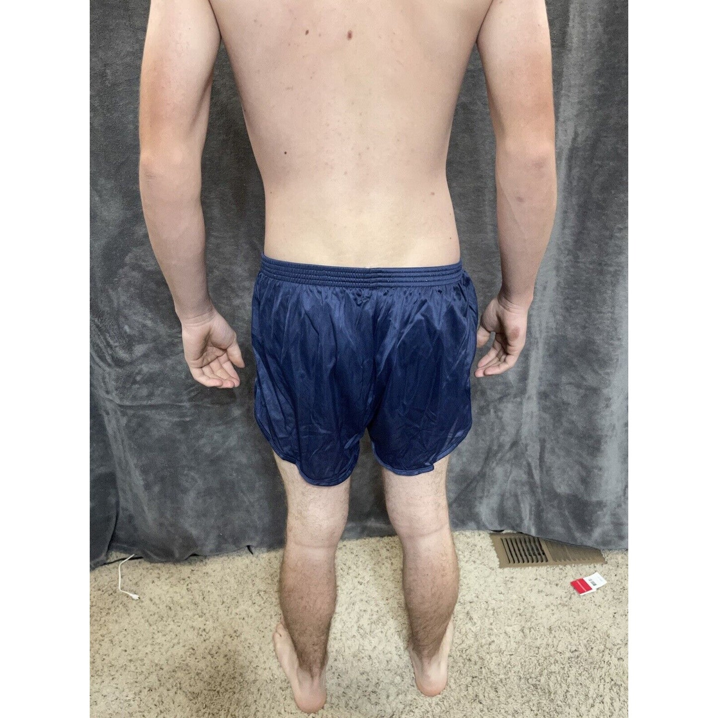 men's soffe ranger panties athletic shorts navy blue large