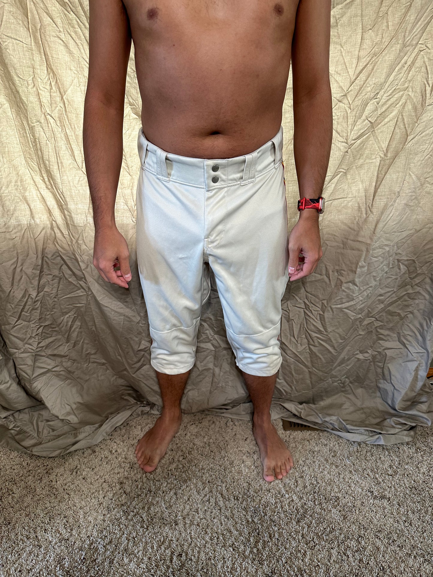 Men’s prolook size 34 white baseball pants