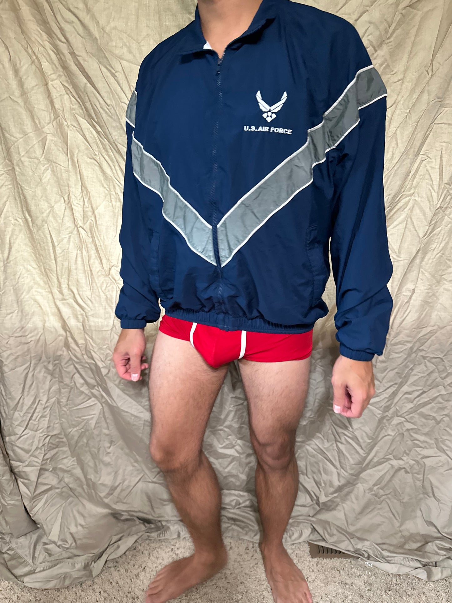 Men’s small short USAF Air Force pt jacket
