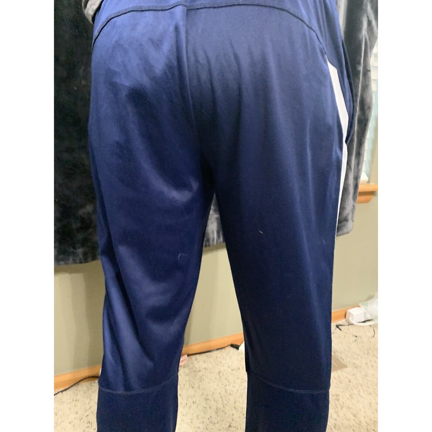 Men’s Nike Blue Warm-up Exercise Running Pants With Pockets