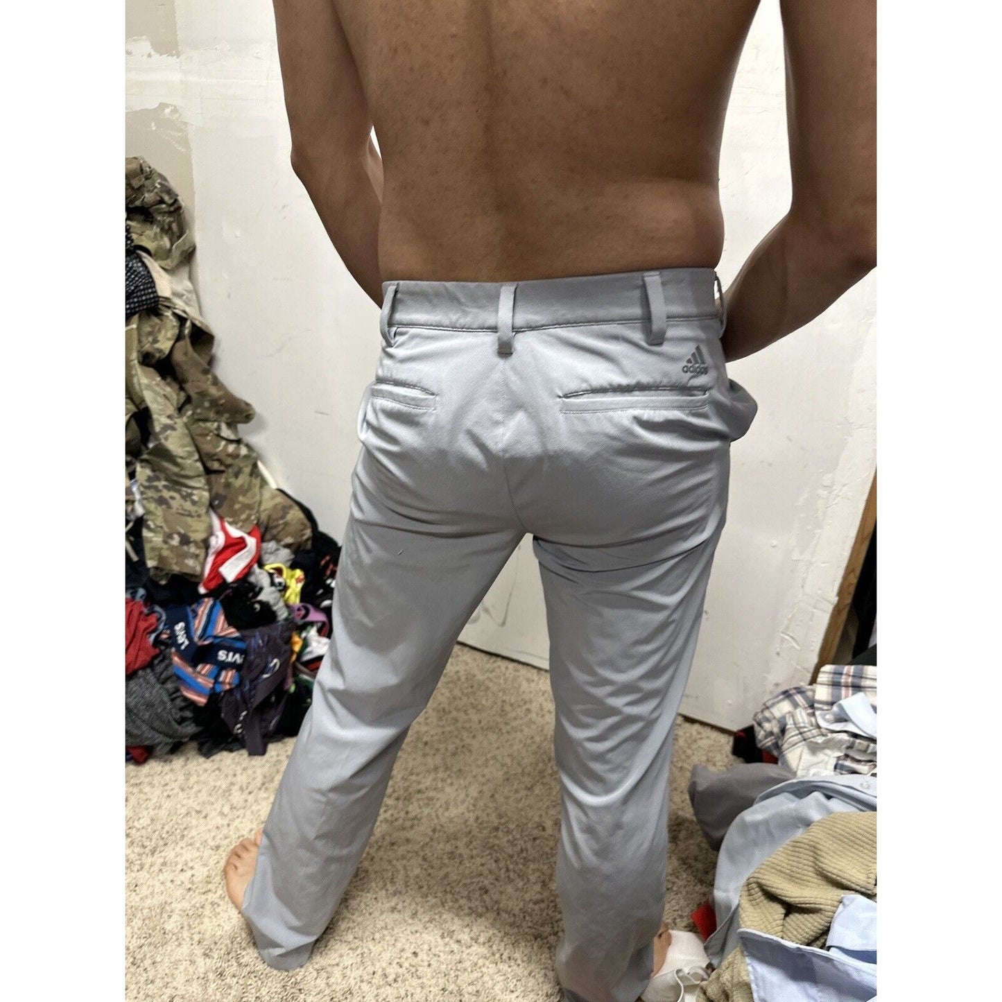 Men’s Adidas 30 X 32 Flex Pants Gray Very Soft