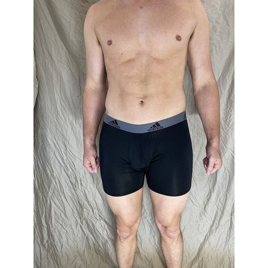 men's adidas black aeroready compression shorts medium