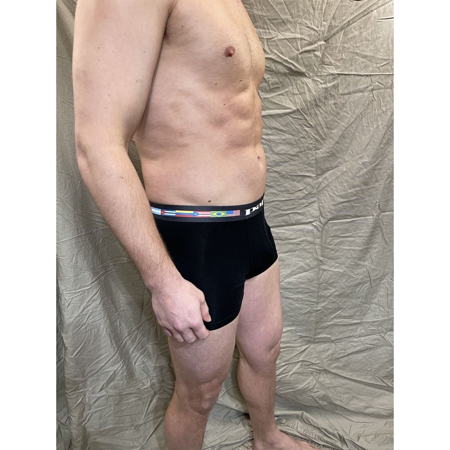 men's papi black international band boxer briefs medium New And Never Worn