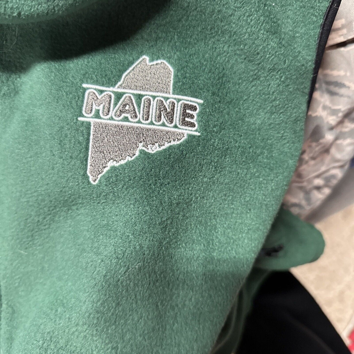 Men’s Green Colorado Timberline Full Zip Vest Medium Maine