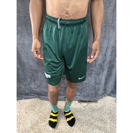 Men’s Green Nike Pine Creek High School Football Athletic Shorts Size Large