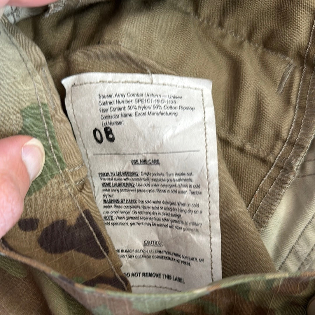 Men’s small regular ocp pants army Air Force space force 50% nylon 50% cotton