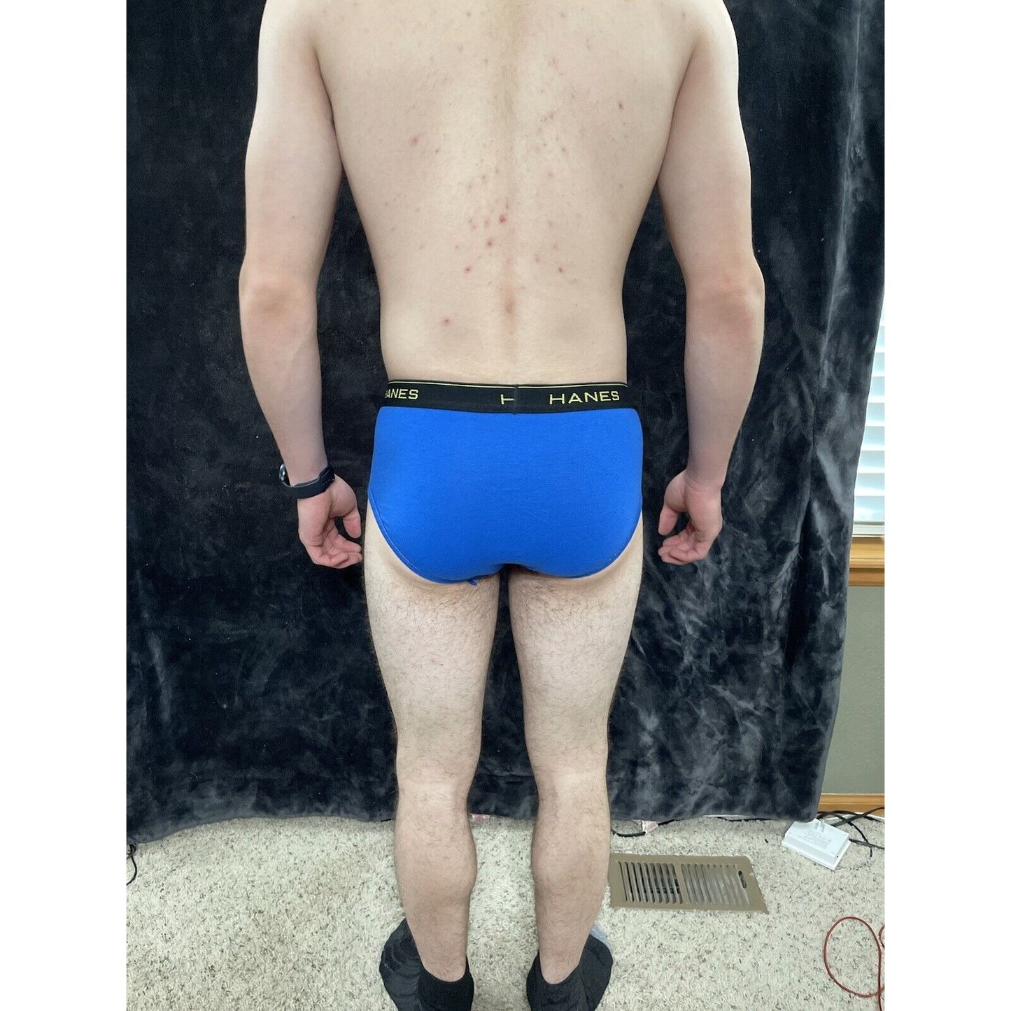 Men’s Small Hanes Royal Blue Briefs Comfort Cool