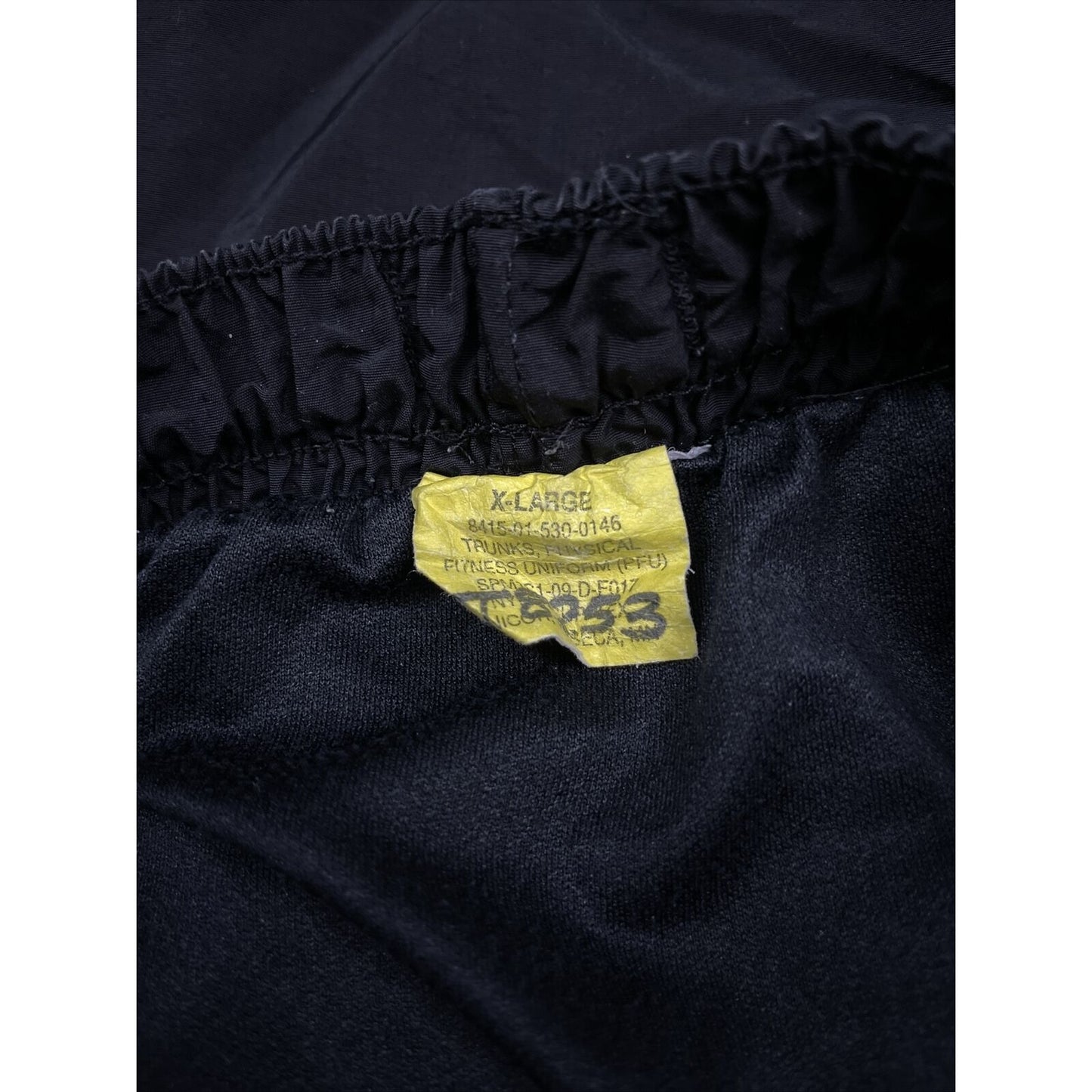 Men’s Army Black XL trunks physical fitness uniform PFU