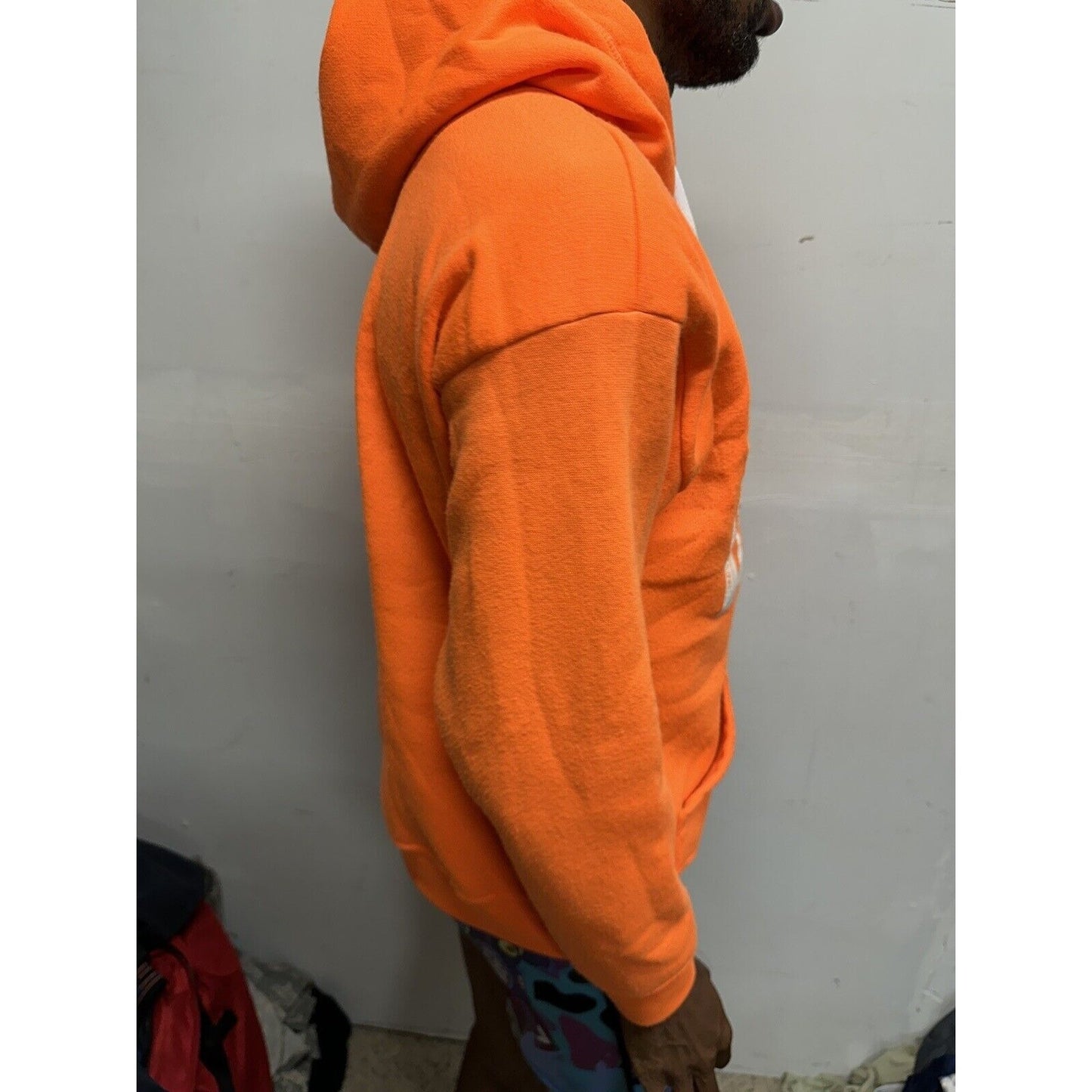 Men’s Neon Orange Wear Code Medium Las Vegas Pull Over Hoodie