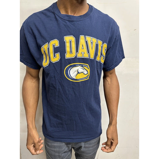 Men‘s Dark Blue Fantastics Large UC Davis University Of California Tshirt