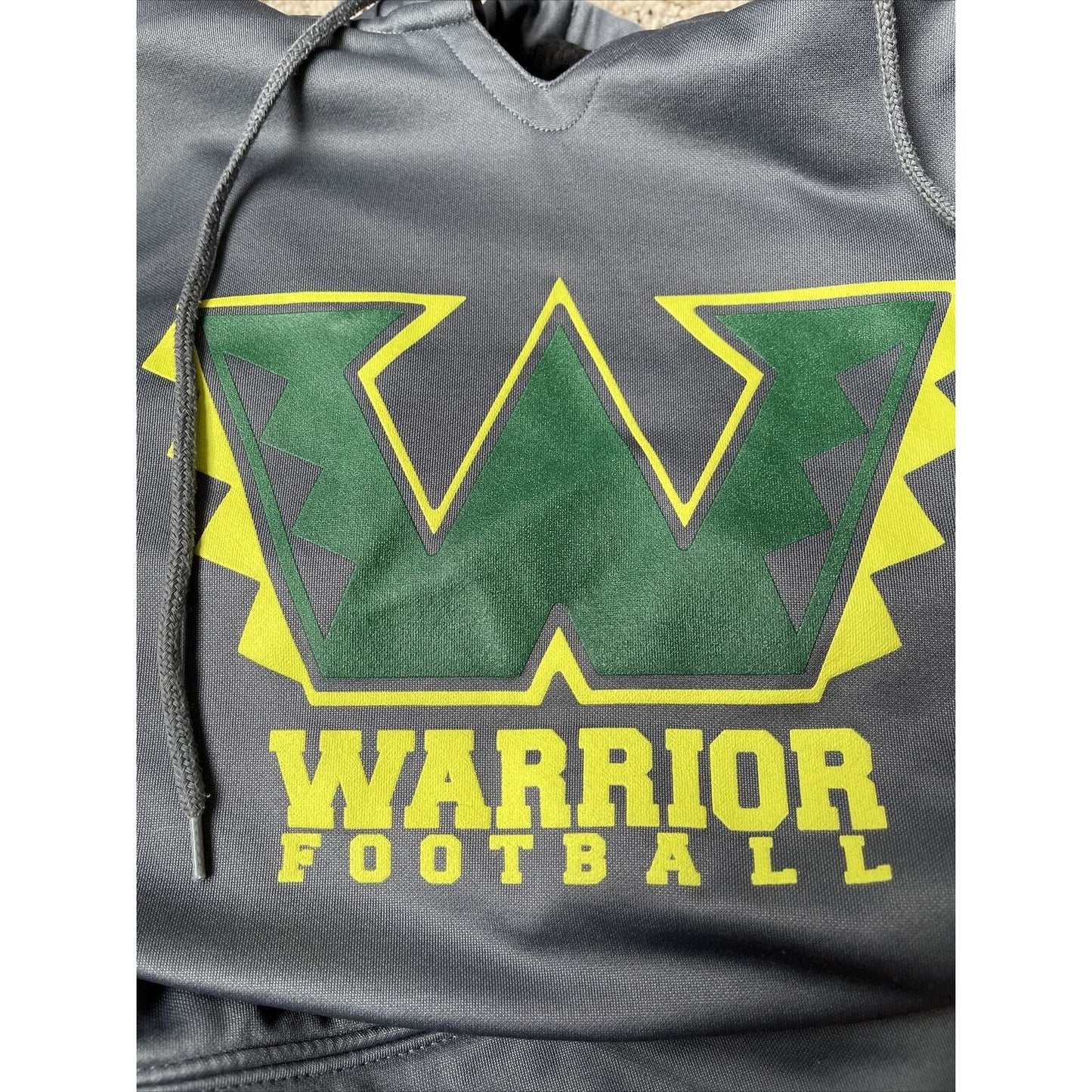 Men’s Colorado Springs Warrior Football hoodie gray Rawlings adult medium
