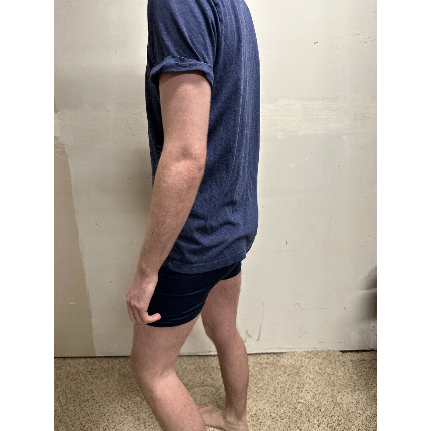 men’s hollister medium steel blue short sleeve tshirt