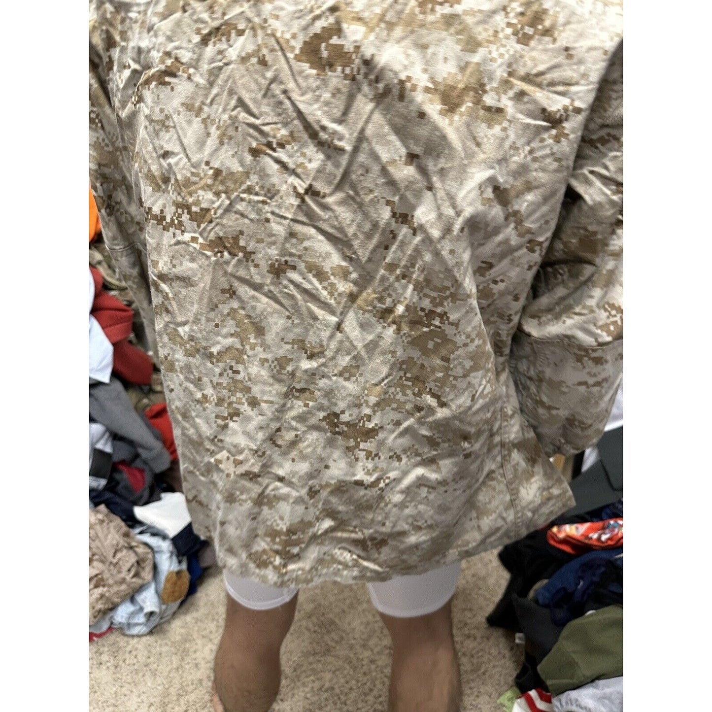 Men’s USMC Marine Corps Blouse Top Uniform Large Short
