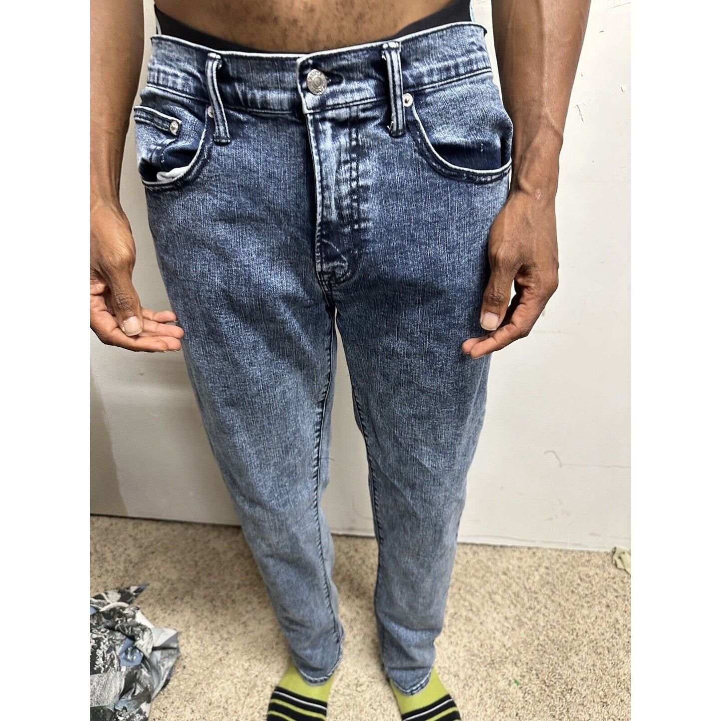 Men’s Blue Arizona Jeans 31x32 Straight Advanced Flex 360