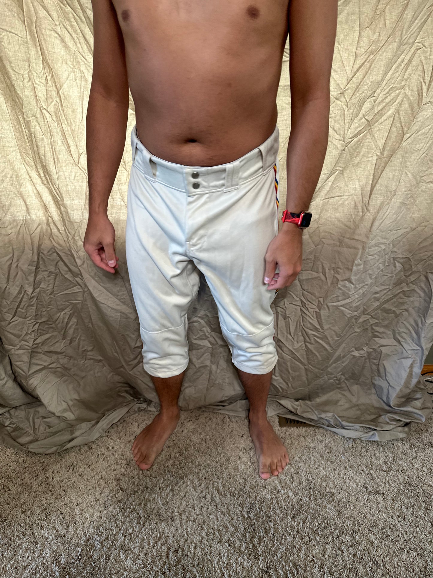 Men’s prolook size 34 white baseball pants