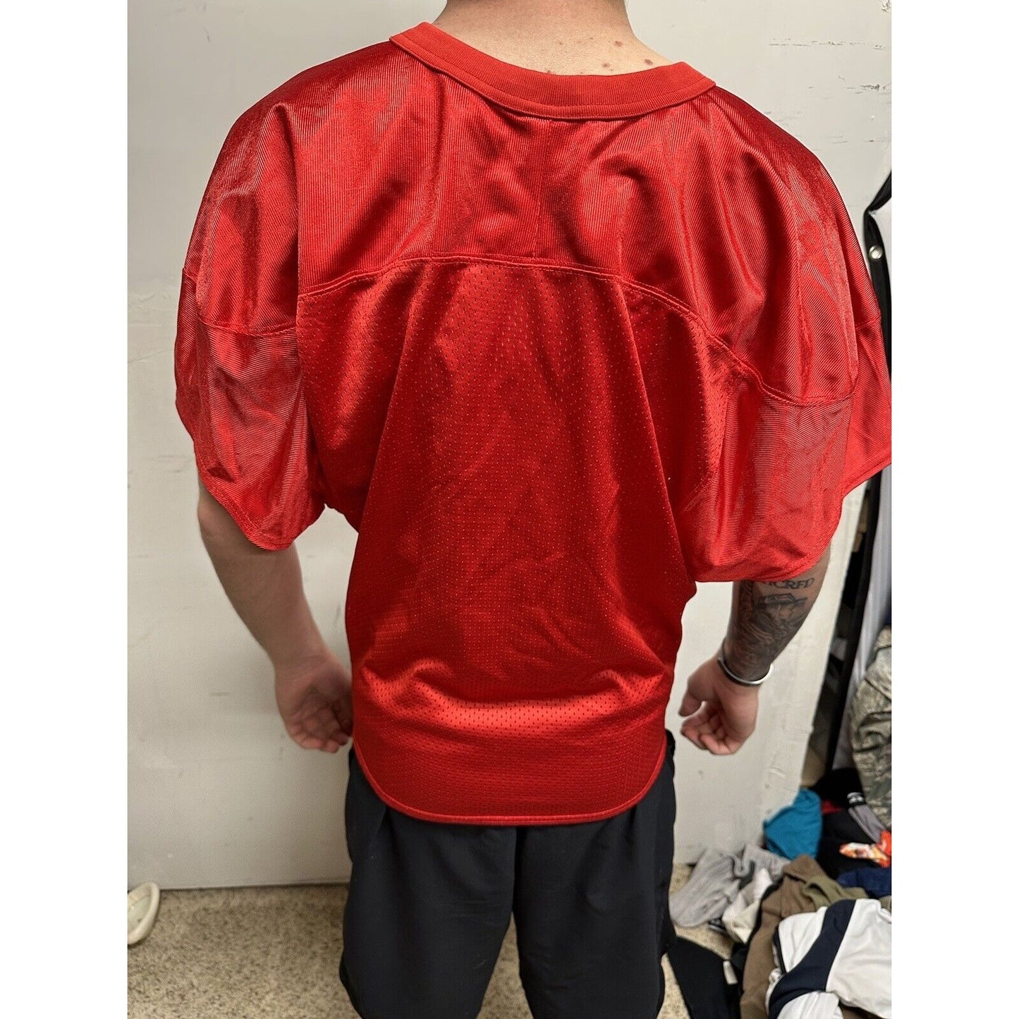 Men’s Red Nike Small Football Jersey