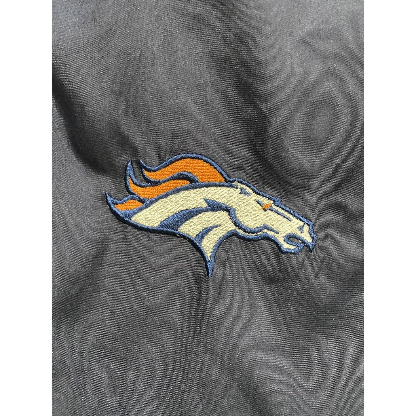 DENVER BRONCOS NFL Team Reebok Sports Illustrated SI Large Windbreaker Jacket