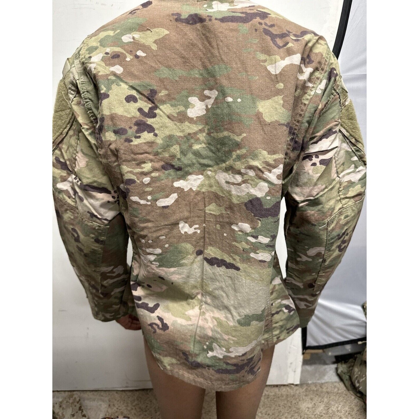 Men’s Ocp Top Coat Army Blouse USAF Flame Resistant  w/ tags and patches